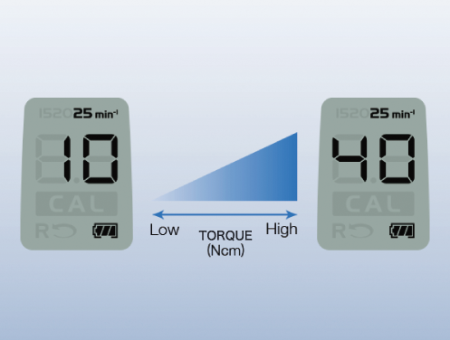 Wider torque range